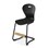 Karoline C stol large 65 cm sort