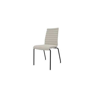 Apollo konferencestol medium ryg, sorte ben