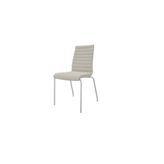 Apollo konferencestol medium ryg, sølv ben