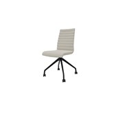 Apollo konferencestol medium ryg, sort kryds m/hjul