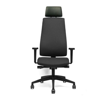 16G6R kontorstol høj ryg sort