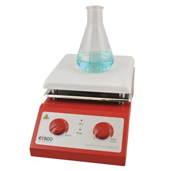 Magnetomrører med varmeplade