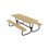 Rørvik picnicbord fyrretræ lakeret stel 200x70 H72 cm