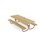 Rørvik picnicbord fyrretræ lakeret stel 200x70 H55 cm