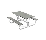 Rørvik picnicbord kompaktlaminat 160x70 H70 cm