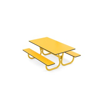 Rørvik picnicbord kompaktlaminat 140x70 H53 cm
