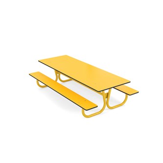 Rørvik picnicbord kompaktlaminat 200x70 H53 cm
