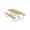 Rørvik picnicbord fyrretræ galvaniseret stel 180x70 H72 cm