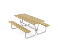 Rørvik picnicbord fyrretræ galvaniseret stel 180x70 H72 cm