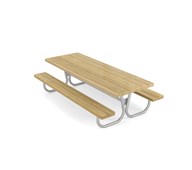 Rørvik picnicbord fyrretræ galvaniseret stel 200x70 H55 cm