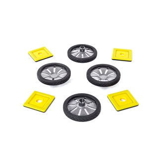 Polydron magnetisk hjulsæt 8 dele