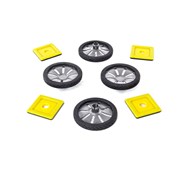 Polydron magnetisk hjulsæt 8 dele
