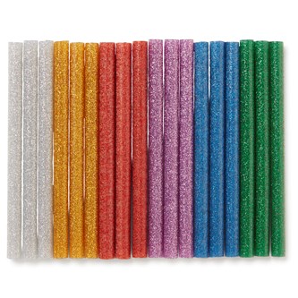 Limstænger glitter Ø7 mm