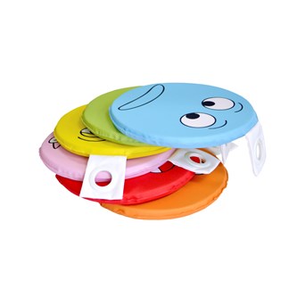 Siddepuder med ansigtsudtryk