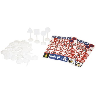 Vejskilte og klistermærker