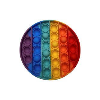 Pop Fidget pad, flerfarvet cirkel