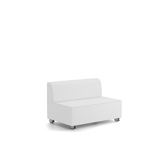 Part modulsofa 120 m/hjul ekskl. stof