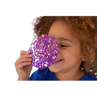 Regnbueformer glitrende