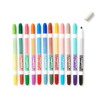 Bicolor tuscher dobbelspids 12-pak