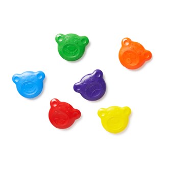Farvekridt baby 6-pak