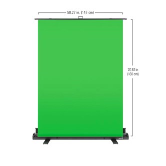 Green screen med stativ
