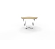 Size Bolt sofabord Ø60 cm sølv stel