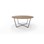 Size Bolt sofabord Ø90 cm sort stel