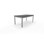 Edge sofabord B50xH43,5 cm sølv stel