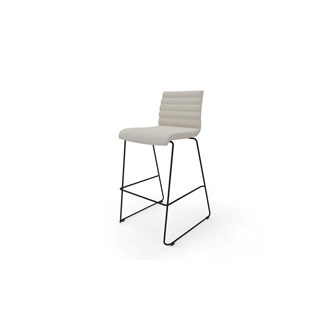 Apollo barstol sh 76 cm, sort medestel