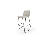 Apollo barstol sh 76 cm, sort medestel