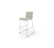 Apollo barstol sh 76 cm, sølv medestel