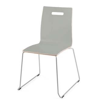 Seneo stol m/meder sh 46 cm