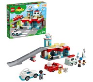 LEGO® DUPLO® Parkeringshus og bilvask