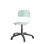 Matte FSC stol gas sh 38-51 cm lille sæde hvidt stel