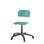 Matte FSC stol gas sh 38-51 cm lille sæde hvidt stel