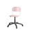 Matte FSC stol gas sh 38-51 cm lille sæde hvidt stel