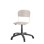 Matte FSC stol gas sh 38-51 cm lille sæde hvidt stel