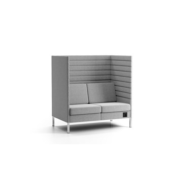 Platinum Highback sofa H128 2-pers. inkl. stof