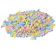 Rørperler Midi pastel 6000 stk.