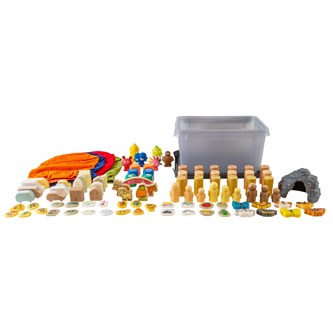 Udendørssæt til fortællinger til Wille opbevaringsvogn