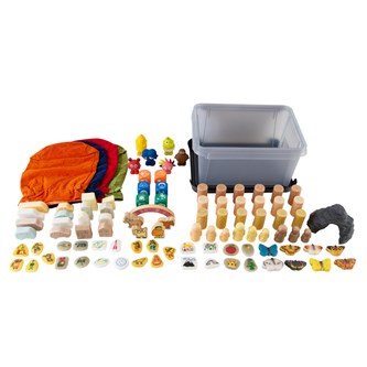 Udendørssæt til fortællinger til Wille opbevaringsvogn