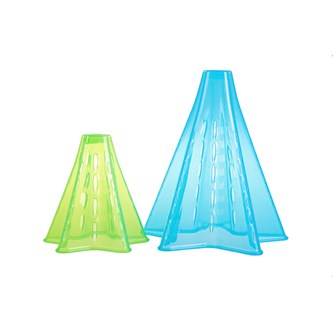 Sensoriske kegler transparente farver