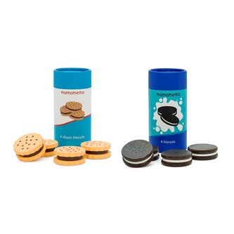 MaMaMeMo kakao- og chokoladekiks i træ