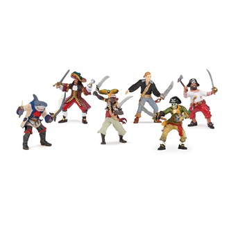 Legefigurer pirater 6 stk.
