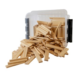 Byggestave 200 dele med opbevaringsboks