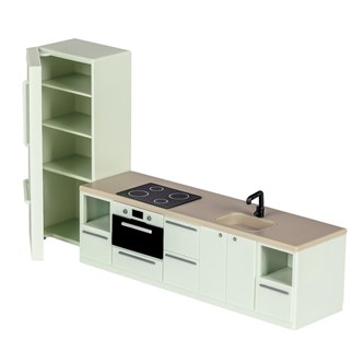 Lundby dukkehusmøbler køkken 2 dele