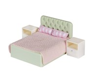 Lundby dukkehusmøbler soveværelse 3 dele
