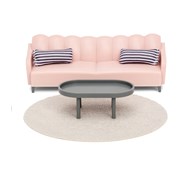 Lundby dukkehusmøbler stue 3 dele