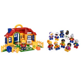 TOLO Dukkehus med venner