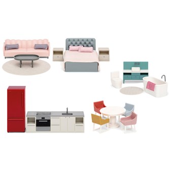 Lundby dukkehusmøbler